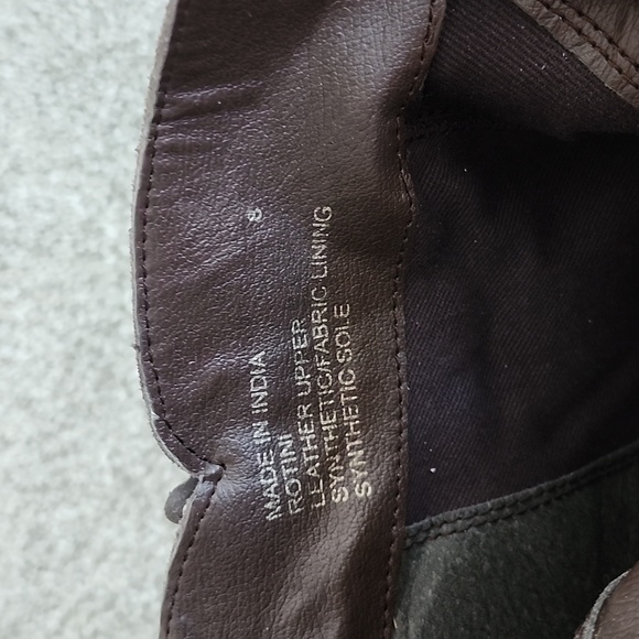 Kenneth Cole Reaction Grey Ankle Boots With Fringe - Picture 6 of 10